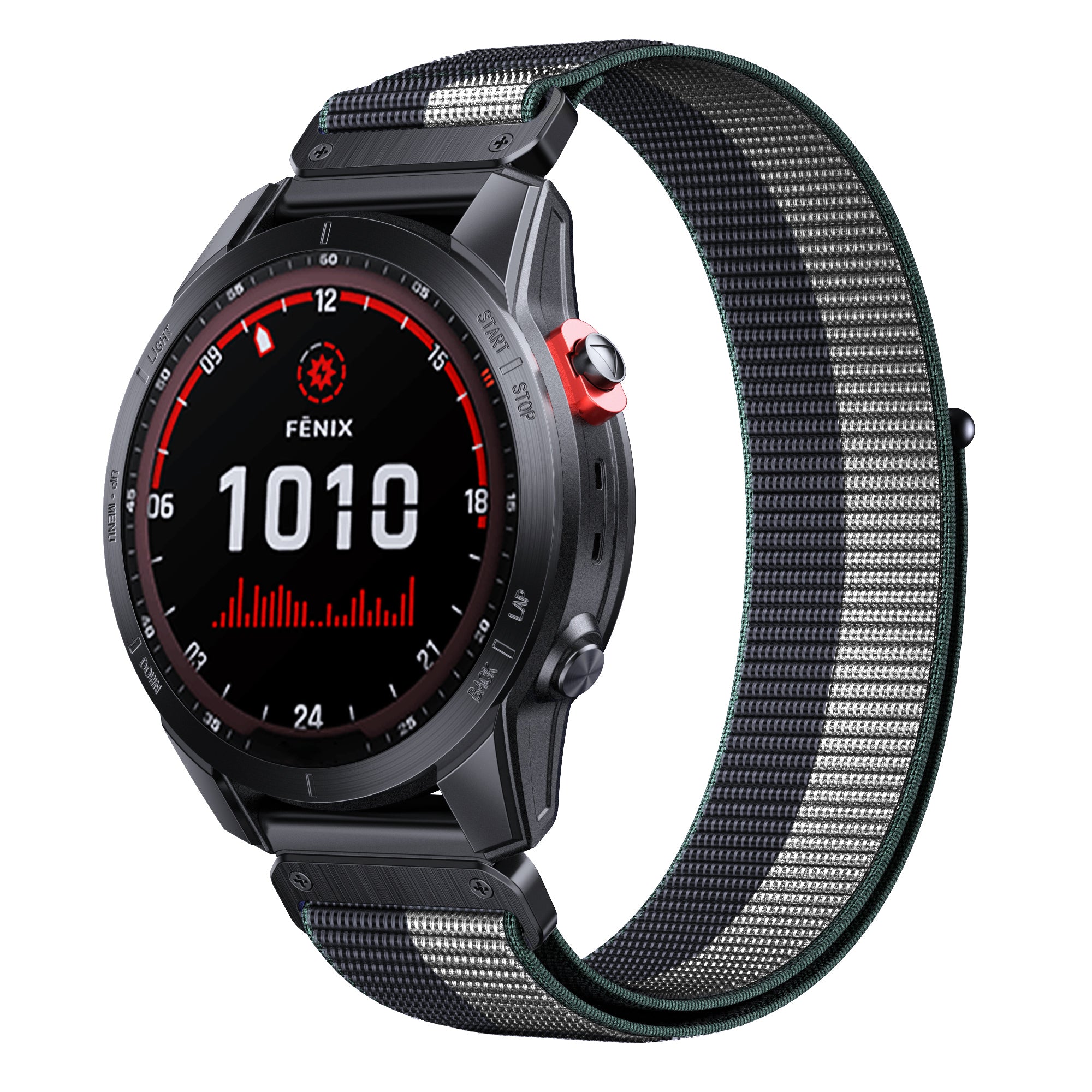 Garmin QuickFit Nylon UltraFit Loop Strap | Hybrid Graphite Edition ...