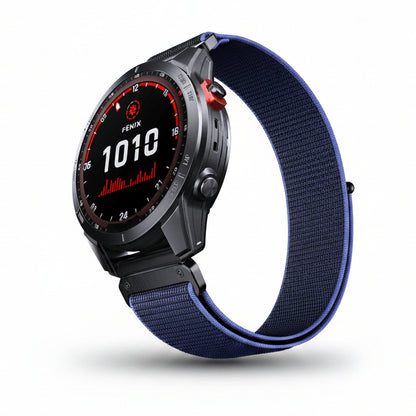 Velcro Purple/Blue watch strap for Garmin