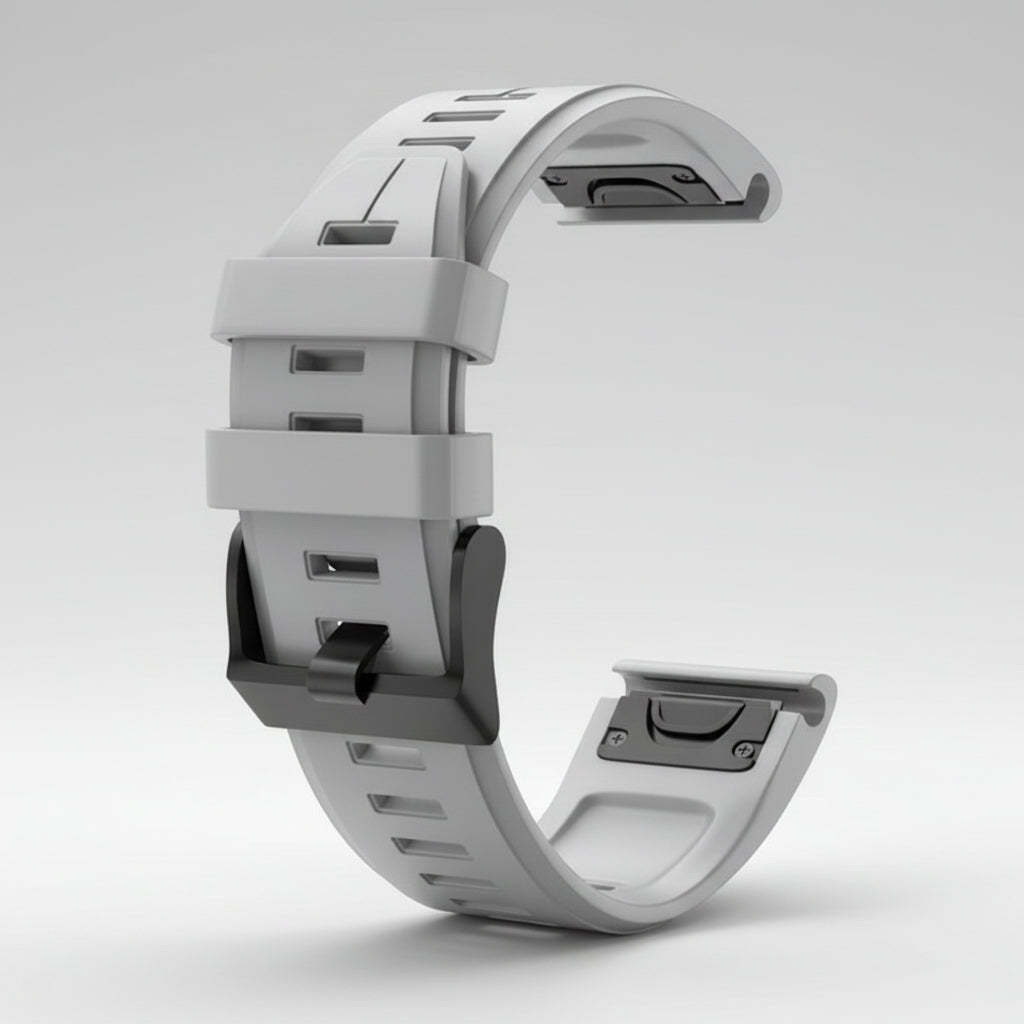 Grey QuickFit 22mm Watch Strap 