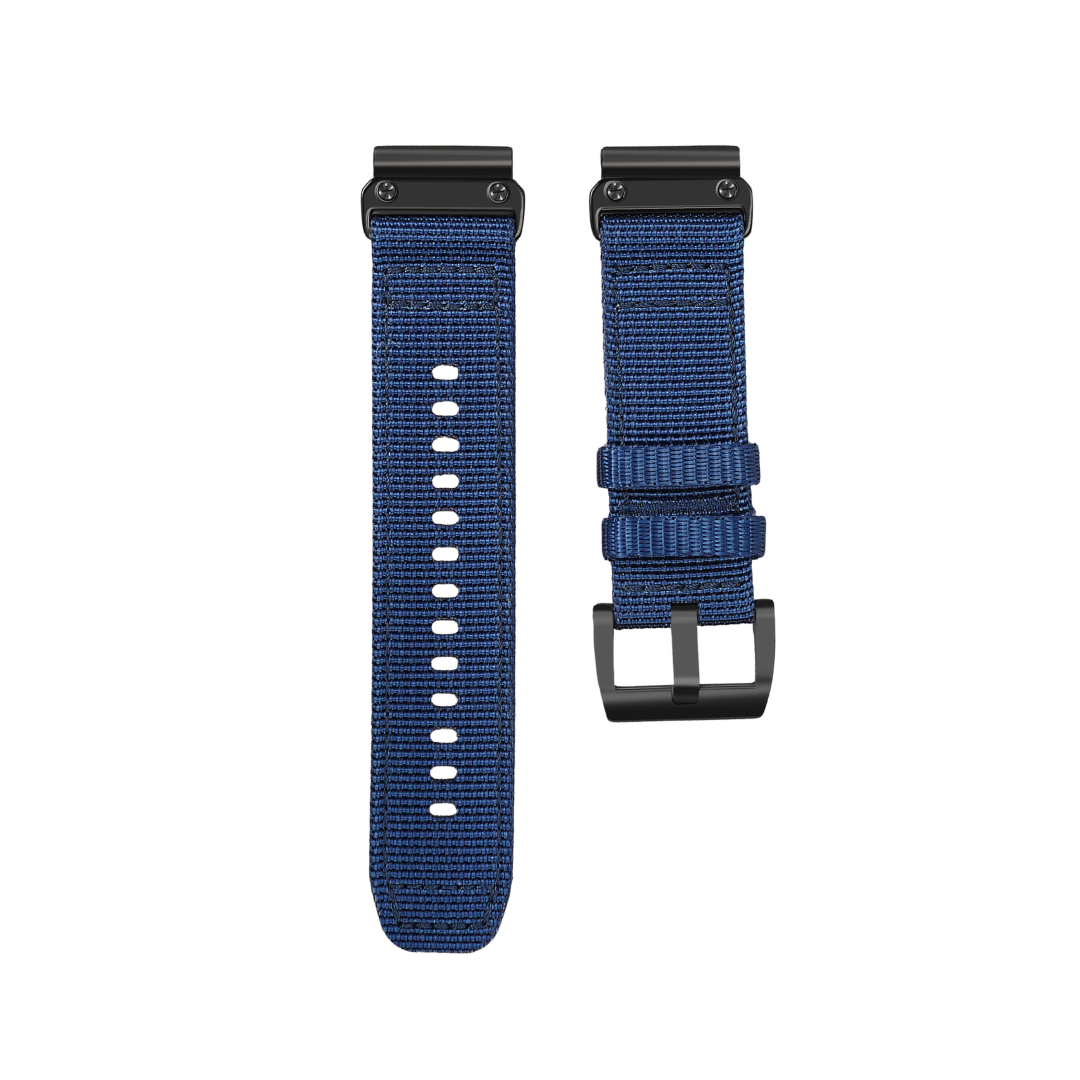 Tactical Admiral Strap for Garmin in Navy Blue - Flat Lay 